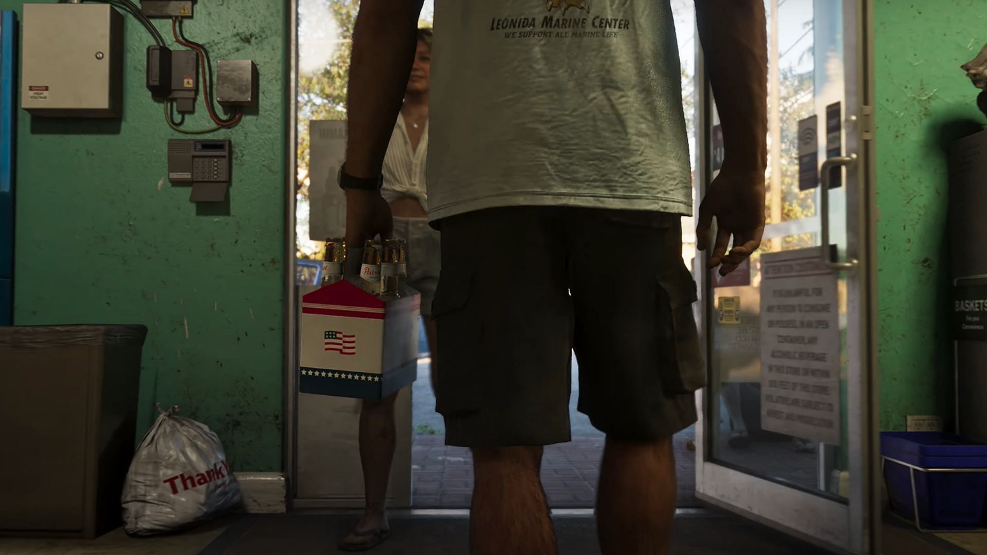 Even the smallest things in the game have realistic physics (Image via Rockstar Games)